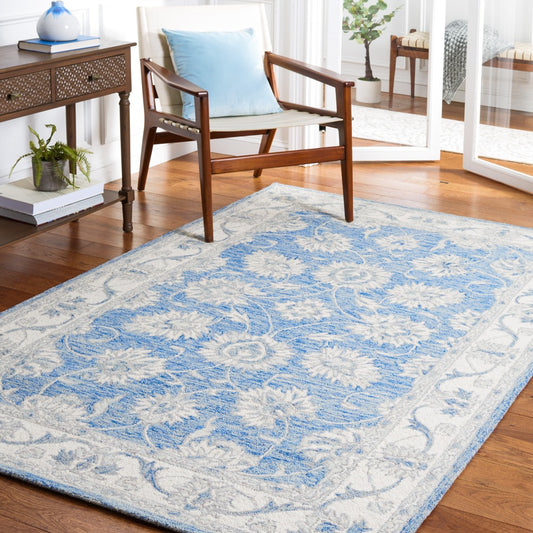 Safavieh - Micro-Loop 536M Blue Ivory - 11" X 15" - MLP536M-1115 view 2
