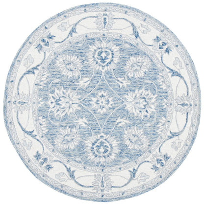 Safavieh - Micro-Loop 536M Blue Ivory - 3" X 3" - MLP536M-3R view 1