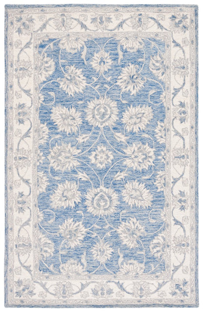 Safavieh - Micro-Loop 536M Blue Ivory - 6" X 9" - MLP536M-6 view 1