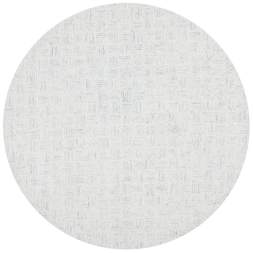 Safavieh - Micro-Loop 537F Light Grey Ivory - 9" X 9" - MLP537F-9R view 1
