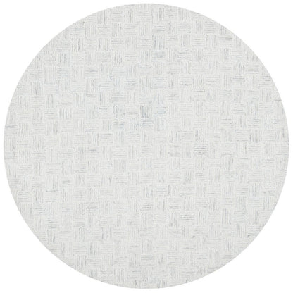 Safavieh - Micro-Loop 537F Light Grey Ivory - 9" X 9" - MLP537F-9R view 1