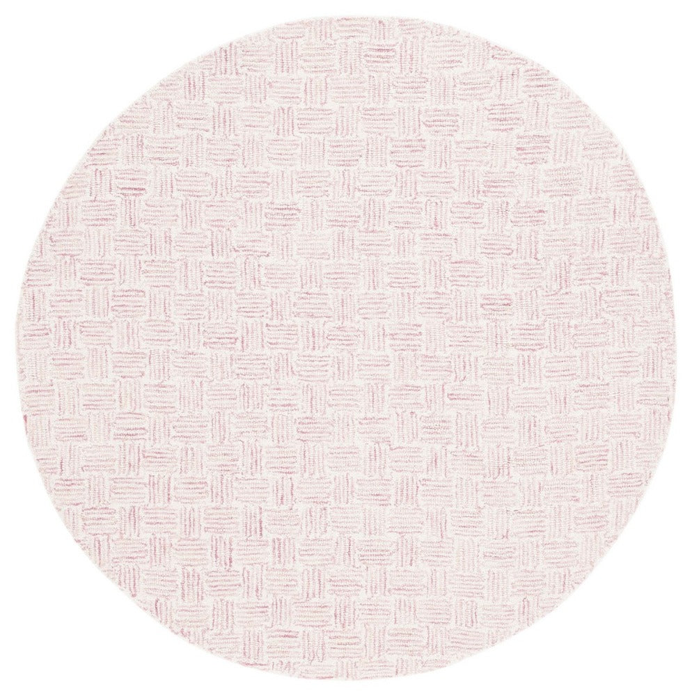 Safavieh - Micro-Loop 537U Pink Ivory - 3" X 3" - MLP537U-3R view 1