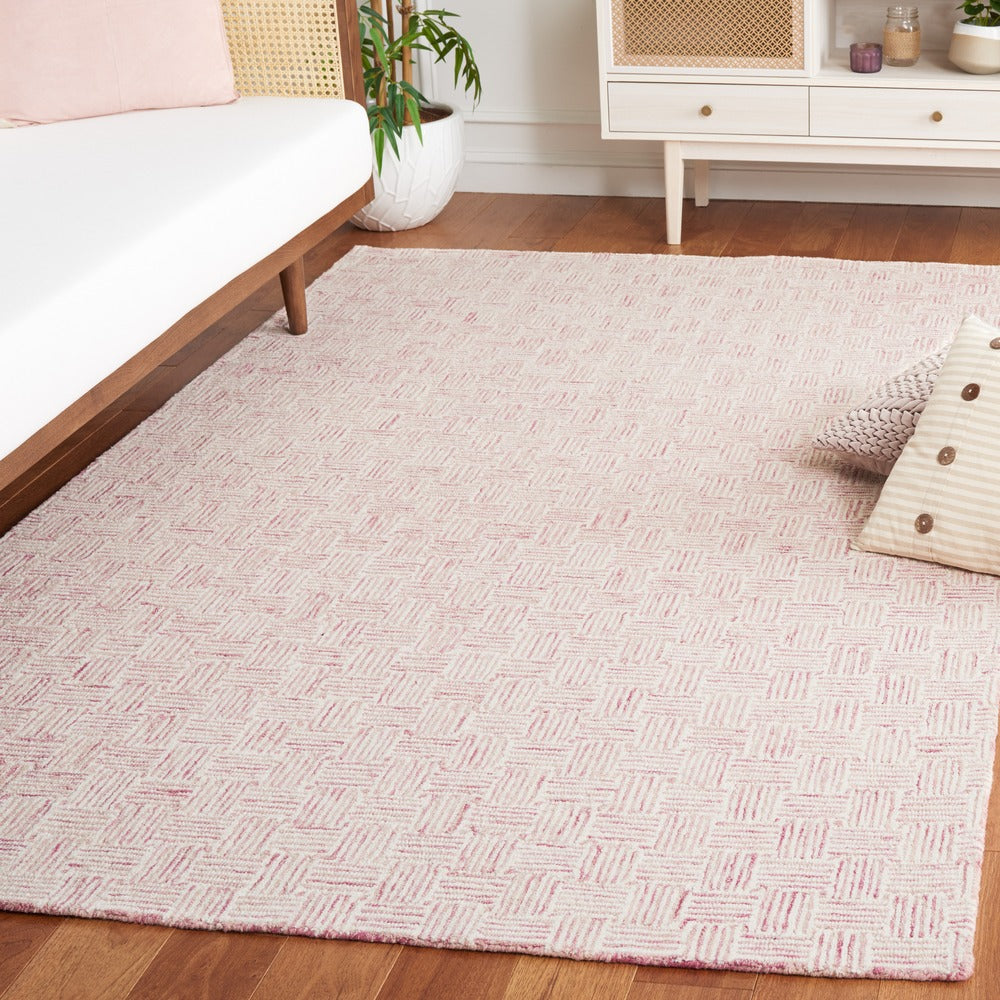 Safavieh - Micro-Loop 537U Pink Ivory - 9" X 12" - MLP537U-9 view 2