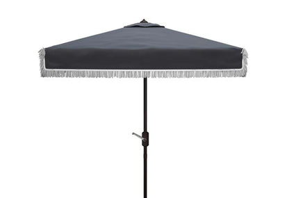 Safavieh - Milan 7.5Square Umbrella - Navy - White - PAT8408A veiw 1