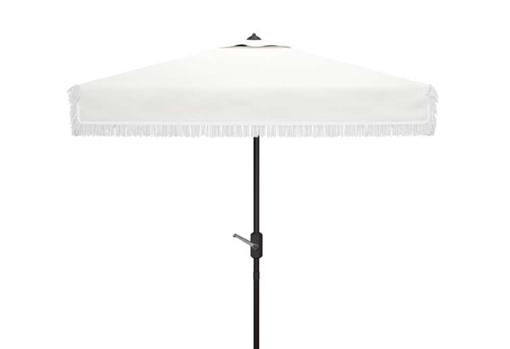 Safavieh - Milan 7.5Square Umbrella - White - PAT8408C veiw 1