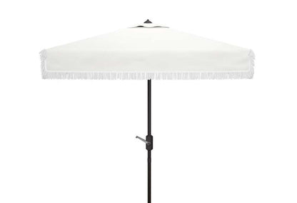 Safavieh - Milan 7.5Square Umbrella - White - PAT8408C veiw 1