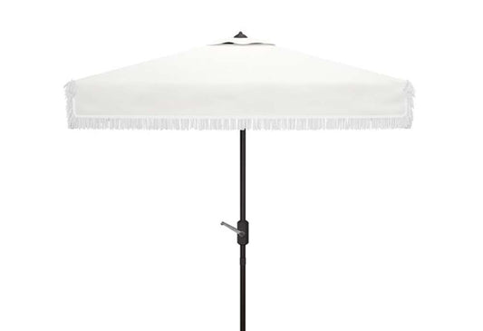 Safavieh - Milan 7.5Square Umbrella - White - PAT8408C veiw 1