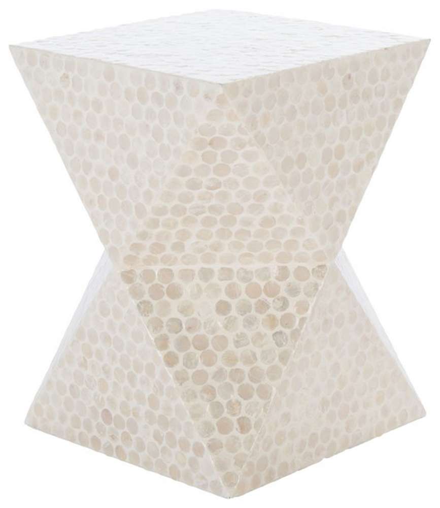 Safavieh - Milan Accent Table / White - White - ACC1802A veiw 3