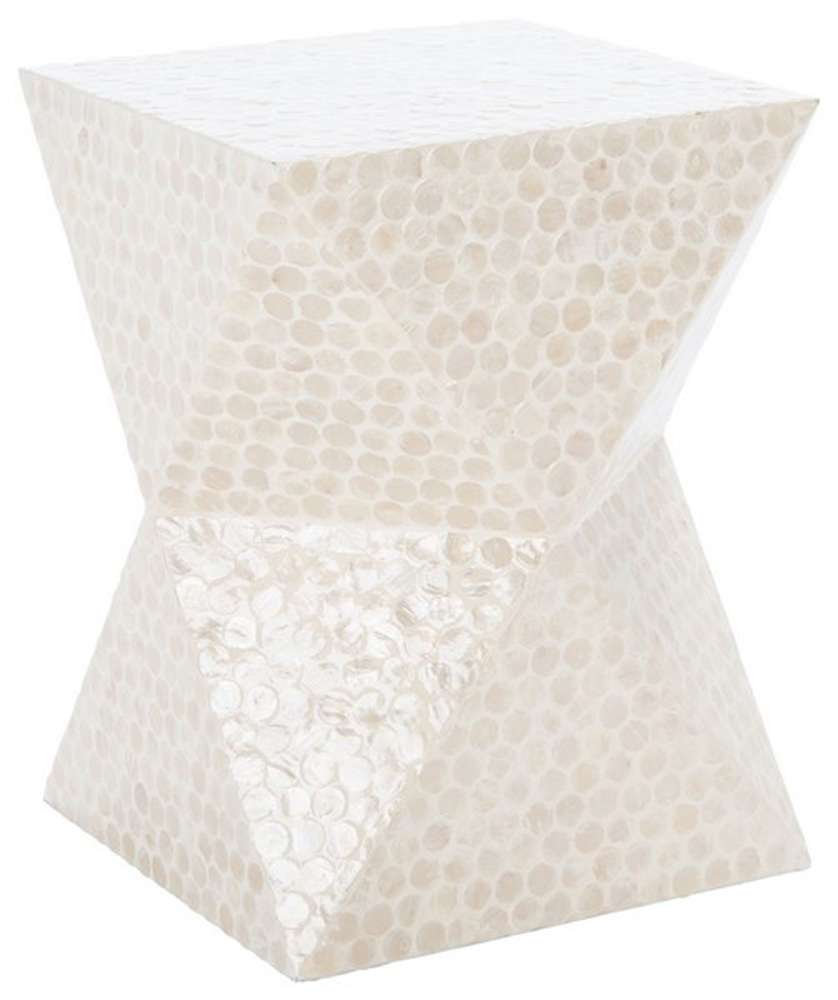 Safavieh - Milan Accent Table / White - White - ACC1802A veiw 4
