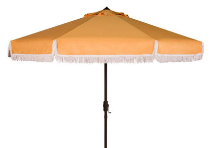 Safavieh - Milan Fringe 11Ft Umbrella - Yellow - PAT8108D veiw 1