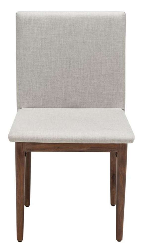 Safavieh - Couture - Milana Dining Chair - Walnut - Light Grey  (Set of 2) - SFV5731A-SET2 veiw 1