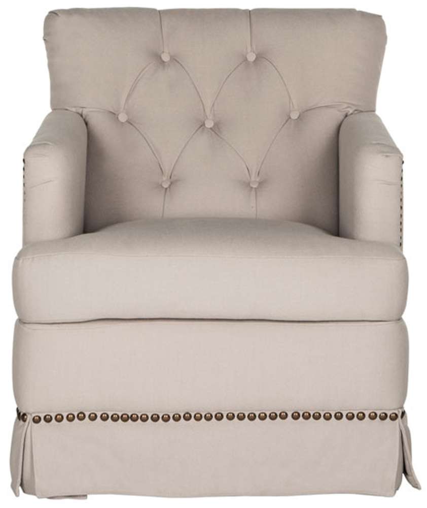 Safavieh - Millicent Swivel Chair - Taupe - MCR4676A veiw 1