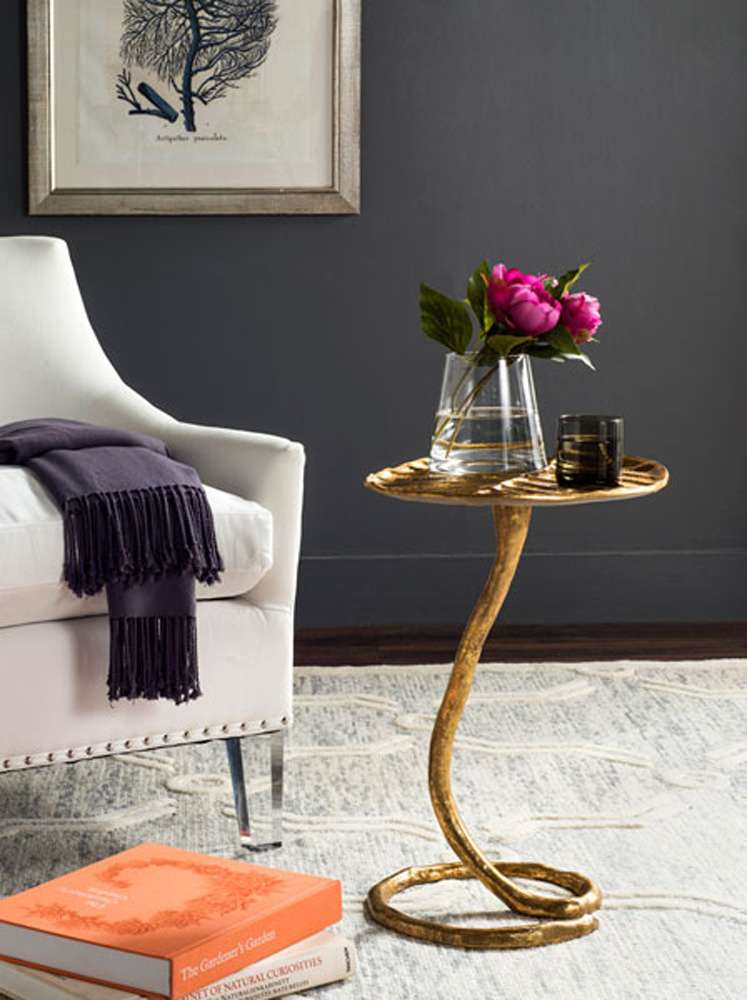 Safavieh - Mina Side Table - Gold - FOX3246A veiw 2