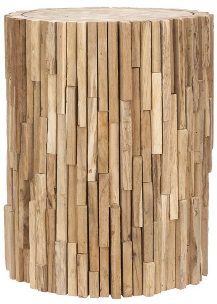 Safavieh - Minadoka Rnd Stool - Medium Oak - FOX1008A veiw 1