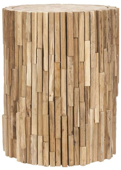 Safavieh - Minadoka Rnd Stool - Medium Oak - FOX1008A veiw 1