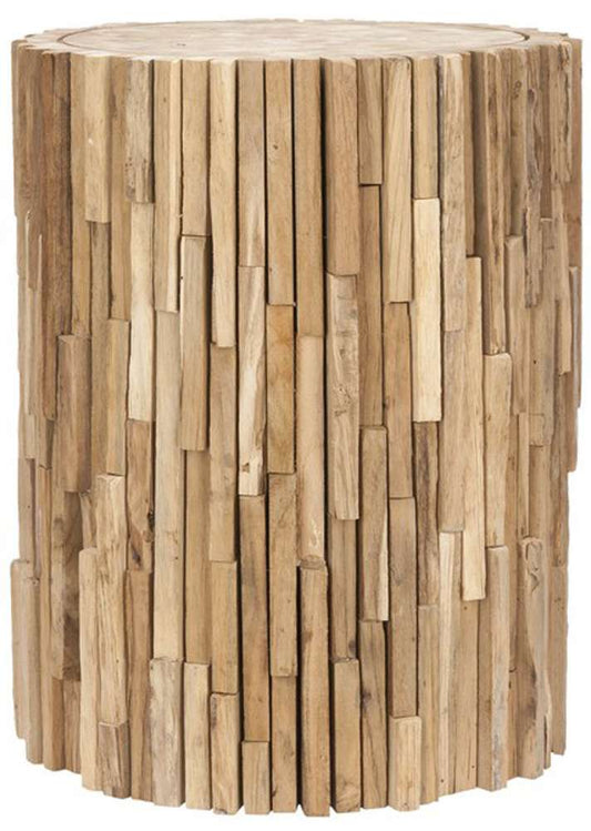 Safavieh - Minadoka Rnd Stool - Medium Oak - FOX1008A veiw 1