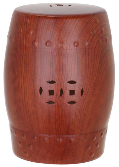 Safavieh - Ming Forest Garden Stool - Red - ACS4552C veiw 1