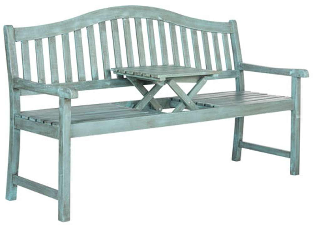 Safavieh - Mischa Bench - Beach House Blu - FOX6703C veiw 1
