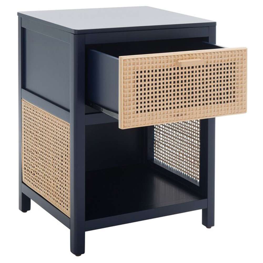 Safavieh - Miya Night Stand - Navy - Natural - NST5012E veiw 4