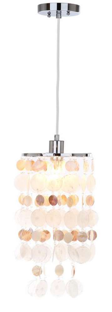 Safavieh - Modern Capiz Pendant Lamp - Chrome - LIT4479A veiw 1