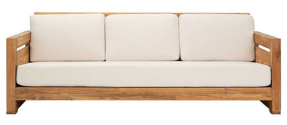 Safavieh - Couture - Molokai Teak Patio Sofa - Natural - Beige - CPT1044A veiw 1