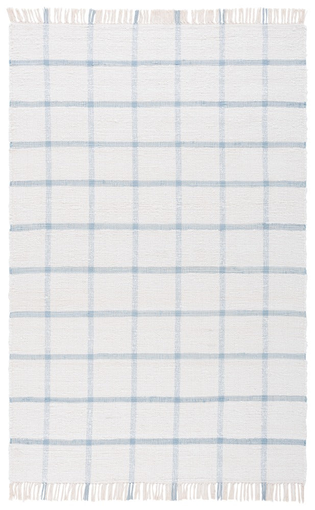 Safavieh - Montauk 322M Ivory Blue - 10" X 14" - MTK322M-10 view 1