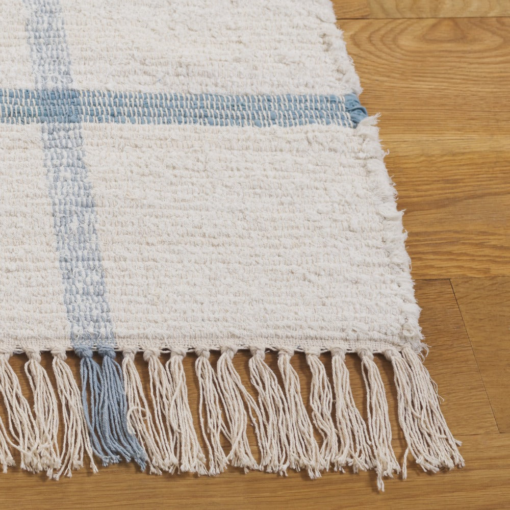 Safavieh - Montauk 322M Ivory Blue - 4" X 4" - MTK322M-4R view 2