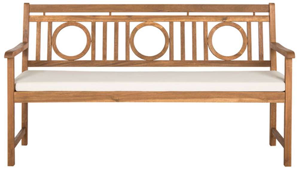 Safavieh - Montclair 3 Seat Bench - Natural - Beige - PAT6736A veiw 1