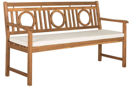 Safavieh - Montclair 3 Seat Bench - Natural - Beige - PAT6736A veiw 3