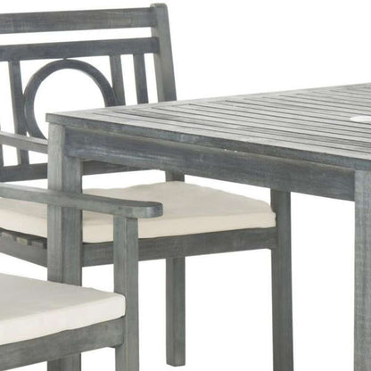 Safavieh - Montclair Dining Set - Ash Grey - Beige - PAT6721B veiw 2