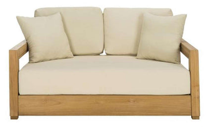 Safavieh - Couture - Montford 2-Seat Bench - Natural Teak - Beige - CPT1003A veiw 1