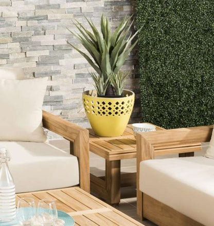Safavieh - Couture - Montford End Table - Natural Teak - CPT1002A veiw 2