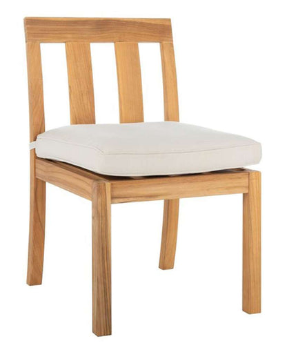 Safavieh - Couture - Montford Teak Dining Chair - Natural - Beige  (Set of 2) - CPT1006A-SET2 veiw 3