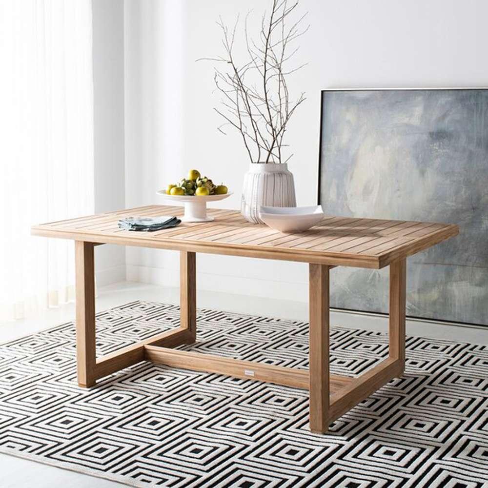 Safavieh - Couture - Montford Teak Dining Table - Natural Teak - CPT1005A veiw 2