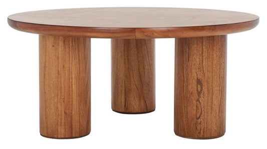Safavieh - Mork 3 Leg Round Coffee Table - Natural - COF6604A veiw 1
