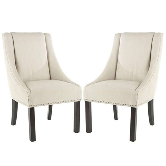 Safavieh - Morris Arm Chair - Beige  (Set of 2) - MCR4708A-SET2 veiw 1