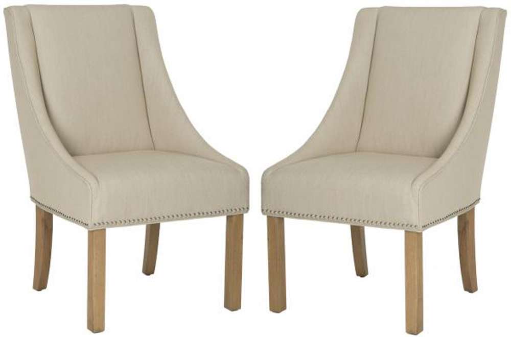 Safavieh - Morris Arm Chair - Beige  (Set of 2) - MCR4708C-SET2 veiw 1