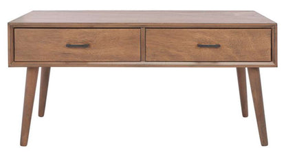 Safavieh - Mozart Mid - Century Coffee Table - Brown - COF5702C veiw 1