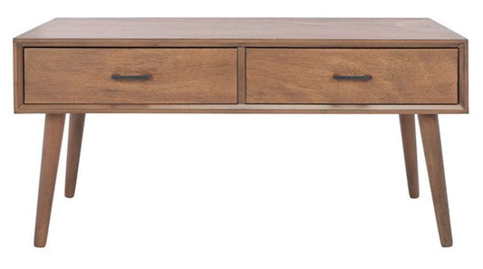 Safavieh - Mozart Mid - Century Coffee Table - Brown - COF5702C veiw 1