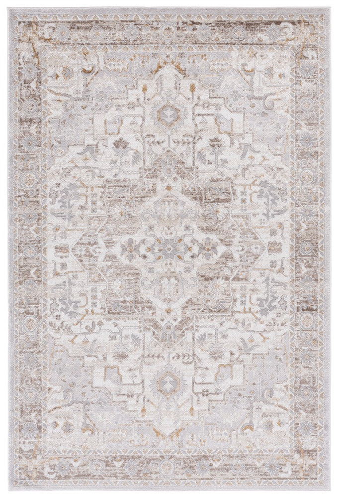 Safavieh - Msr Mulberry 6410B Ivory / Light Grey - 6.7" X 9" - MSR6410B-6 view 1