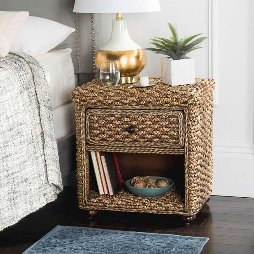 Safavieh - Musa End Table - Brown Wash - SEA8003A veiw 2