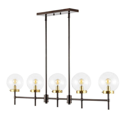 Safavieh - Mylah 5Lt 44.5in Pendant - Oil Rub Bronze - Brass - PND4207A veiw 2