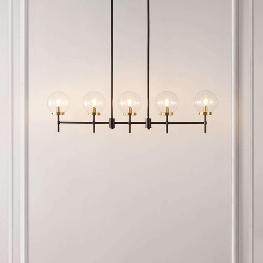 Safavieh - Mylah 5Lt 44.5in Pendant - Oil Rub Bronze - Brass - PND4207A veiw 3