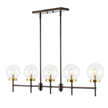 Safavieh - Mylah 5Lt 44.5in Pendant - Oil Rub Bronze - Brass - PND4207A veiw 4