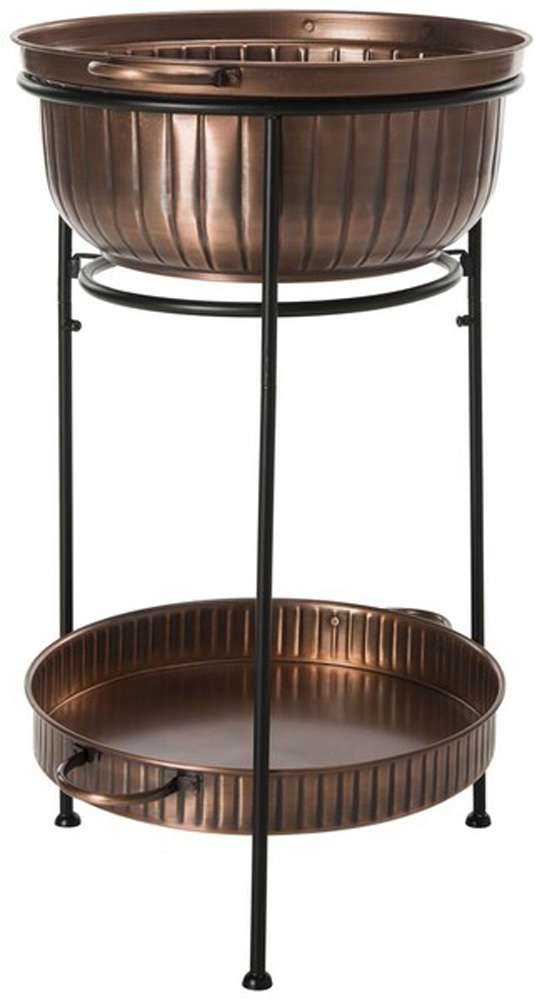 Safavieh - Naka Plant Stand - Antique Copper - Black - PIT2006A veiw 1
