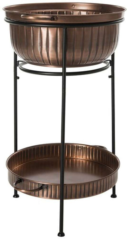 Safavieh - Naka Plant Stand - Antique Copper - Black - PIT2006A veiw 1