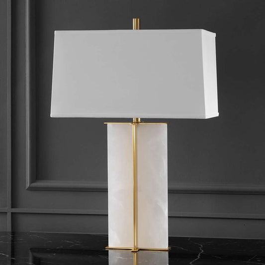 Safavieh - Couture - Natalee Marble Table Lamp - Gold - White - CTL1045A veiw 1