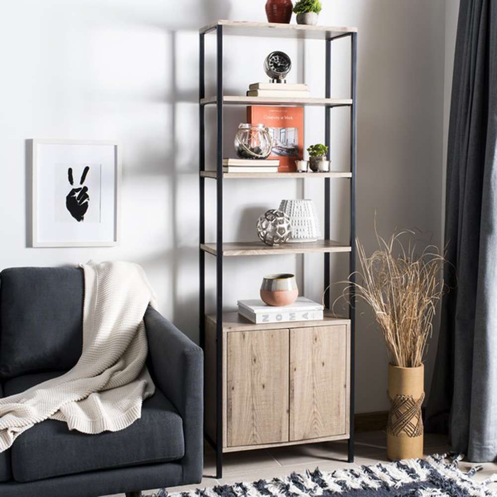 Safavieh - Natasha Etagere - Oak - Black - FOX4273A veiw 3
