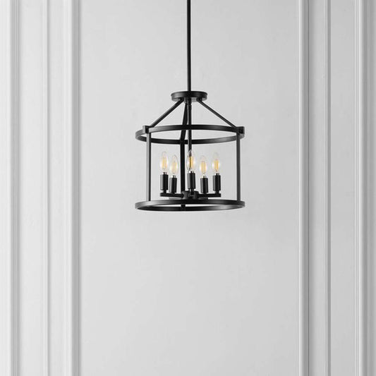 Safavieh - Navassa 5 Lt 15in Pendant - Black - PND4193A veiw 1