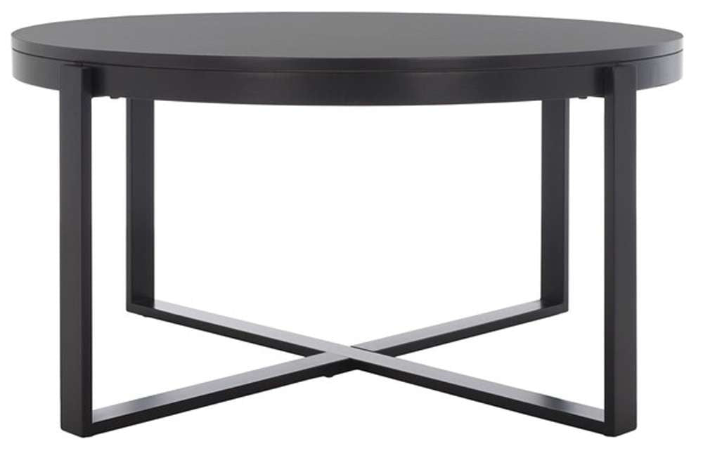 Safavieh - Navya Round Coffee Table - Black - COF6207E veiw 1
